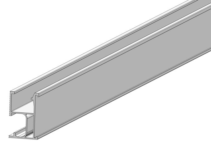 ER-R-ELT/4700 - Clenergy PVezRack SolarRoof, Elite Rail Length 4700 mm