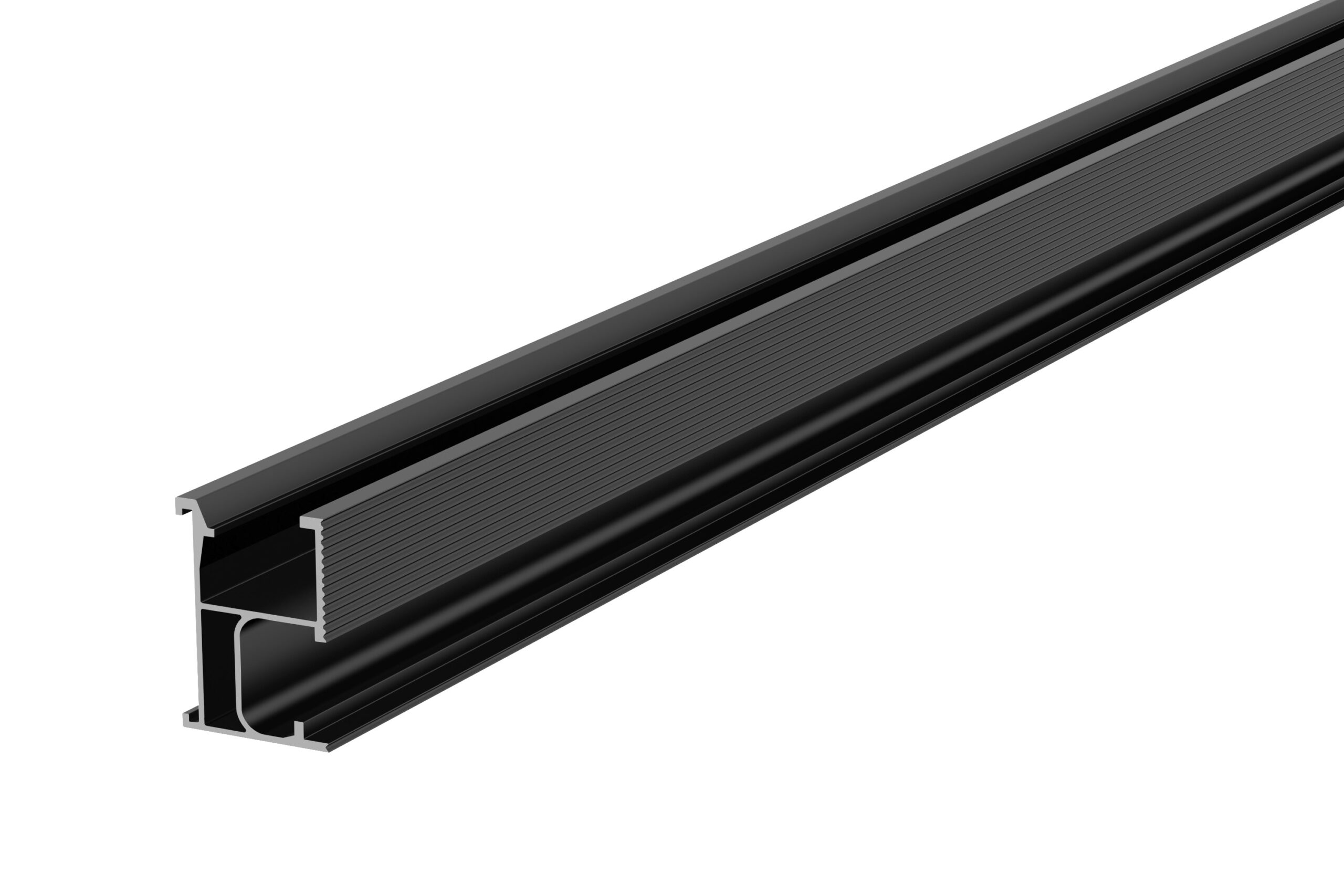 ER-R-ELT/4700/BA - PVezRack SolarRoof, Elite Rail Length 4700 mm, Black Anodized